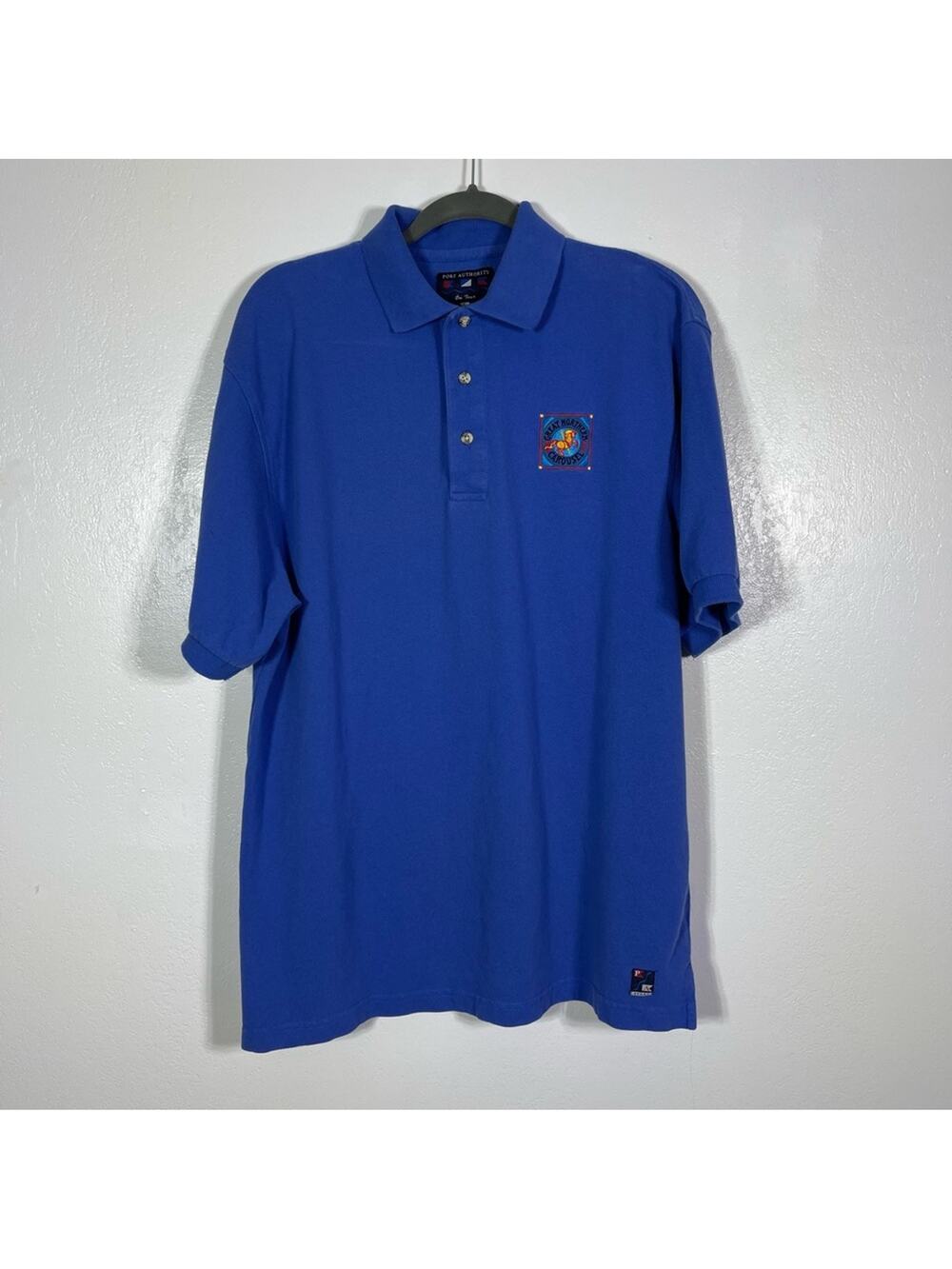 Port Authority Polo Shirt, Size Large. Great Northern Carousel, Helena Montana